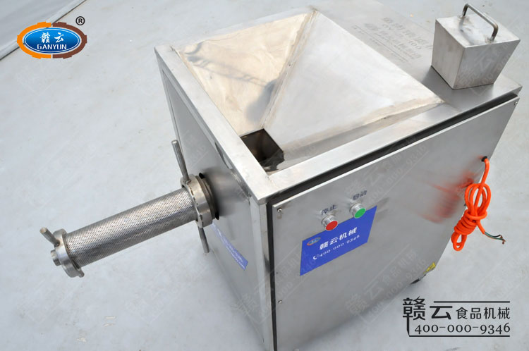 魚(yú)糜精濾機(jī)進(jìn)料口
